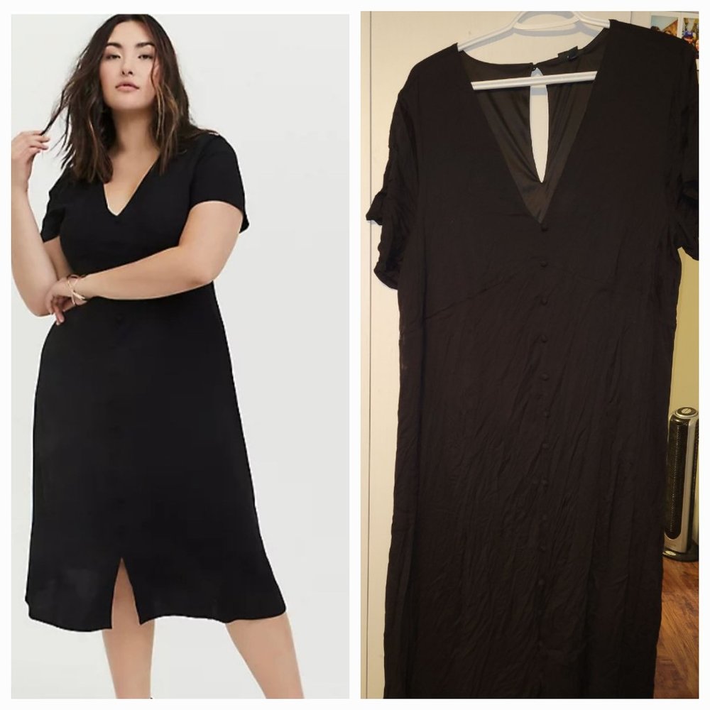 NWT size 3 torrid dress midi length